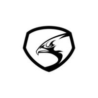 création de logo d'aigle de jeu vecteur