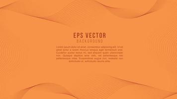 orange ligne art fond abstrait vecteur eps