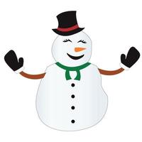 bonhomme de neige clipart vecteur