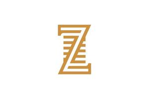 logo monogramme z initial créatif vecteur