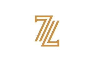 logo monogramme z initial créatif vecteur