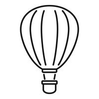 icône de ballon à air d'activité, style de contour vecteur