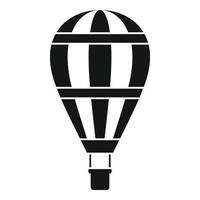 icône de ballon à air extérieur, style simple vecteur