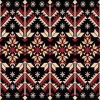 texture tricotée d'un échantillon de jacquard de tissu tissé. motif tricoté, parfait pour le tissu et la décoration isolé sur fond noir