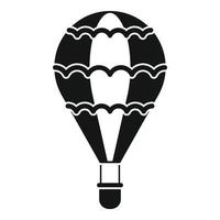 icône de ballon à air, style simple vecteur