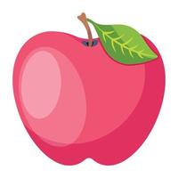 obtenir une icône 2d de pomme vecteur