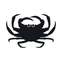 icône de crabe, style simple vecteur