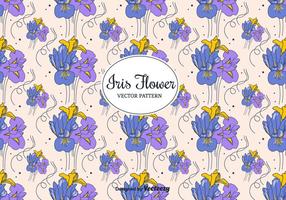 Motif Vector Iris Fleurs