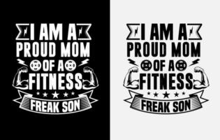 conception de t-shirt de gym, citation de motivation de gym, conception de t-shirt inspirant pour l'entraînement, conception de t-shirt de fitness vecteur