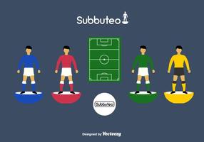 Ensemble d'icônes Subbuteo vecteur