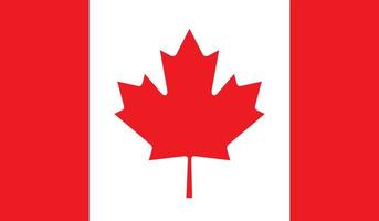image du drapeau canadien vecteur