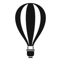 icône de ballon à air design, style simple vecteur