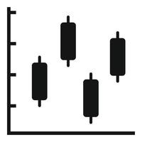 nouveau diagramme icône vecteur simple