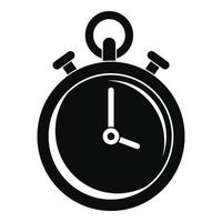 icône de chronomètre contraceptif, style simple vecteur