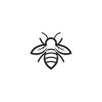 images de logo d'abeille vecteur