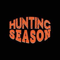 conception de t-shirt de vecteur de saison de chasse. conception de t-shirt de chasse. peut être utilisé pour imprimer des tasses, des autocollants, des cartes de vœux, des affiches, des sacs et des t-shirts.