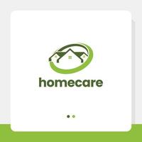 création de logo de soins à domicile vecteur