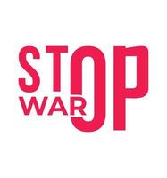 arrêter la guerre sont pour la paix arrêter les attaques d'israël conception de citations de typographie pour la conception d'affiche de tshirt vecteur