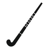 icône de bâton de hockey sur gazon, style simple vecteur