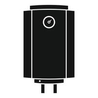 icône de chaudière de maison, style simple vecteur