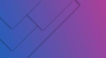 style de coupe de papier géométrique abstrait dégradé violet et bleu pour les brochures ou le modèle de pages de destination vecteur