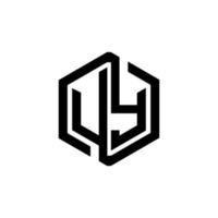 création de logo de lettre uy dans l'illustration. logo vectoriel, dessins de calligraphie pour logo, affiche, invitation, etc. vecteur