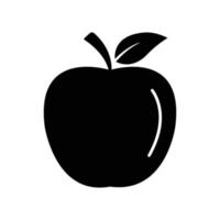 vecteur de logo pomme saine