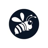 images de logo d'abeille vecteur