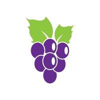 images de logo de raisin vecteur