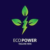 Images : logo eco power vecteur