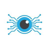 Images : logo eye tech vecteur