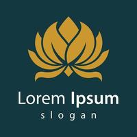 images de logo de lotus de beauté vecteur
