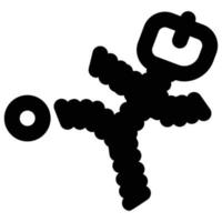 icône de ballon de coup de pied, thème du football vecteur