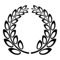 icône de couronne de trophée, style simple vecteur