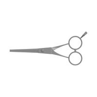 icône de ciseaux de coupe de cheveux professionnels vecteur
