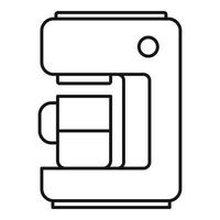 icône d'équipement de machine à café, style de contour vecteur