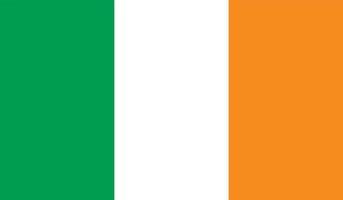 image du drapeau de l'irlande vecteur