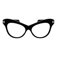 icône de lunettes homme, style simple. vecteur