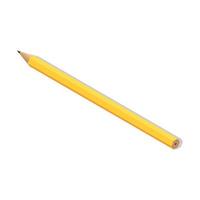 crayon jaune pour l'icône de dessin, style isométrique vecteur