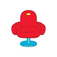 icône de chaise, style cartoon vecteur