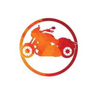 modèle vectoriel de conception de logo d'icône de moto