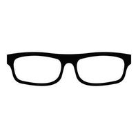 icône de lunettes médicales, style simple. vecteur