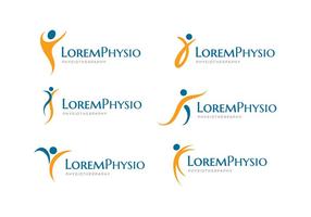 Physiothérapie Logo Vector gratuit