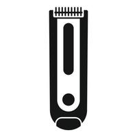 icône de tondeuse à cheveux, style simple vecteur