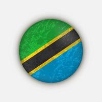 pays tanzanie. drapeau de la tanzanie. illustration vectorielle. vecteur