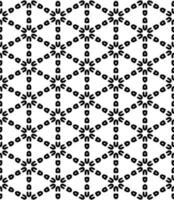 motif abstrait sans couture noir et blanc. arrière-plan et toile de fond. conception ornementale en niveaux de gris. vecteur