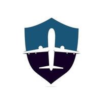 modèle de logo de conception d'illustration vectorielle d'icône d'avion, logo de compagnie d'avion, logo de voyage, vecteur