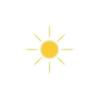 vecteur de logo de soleil