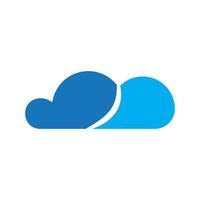 vecteur de logo nuage