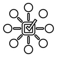 nouvelle icône de traits personnels, style de contour vecteur